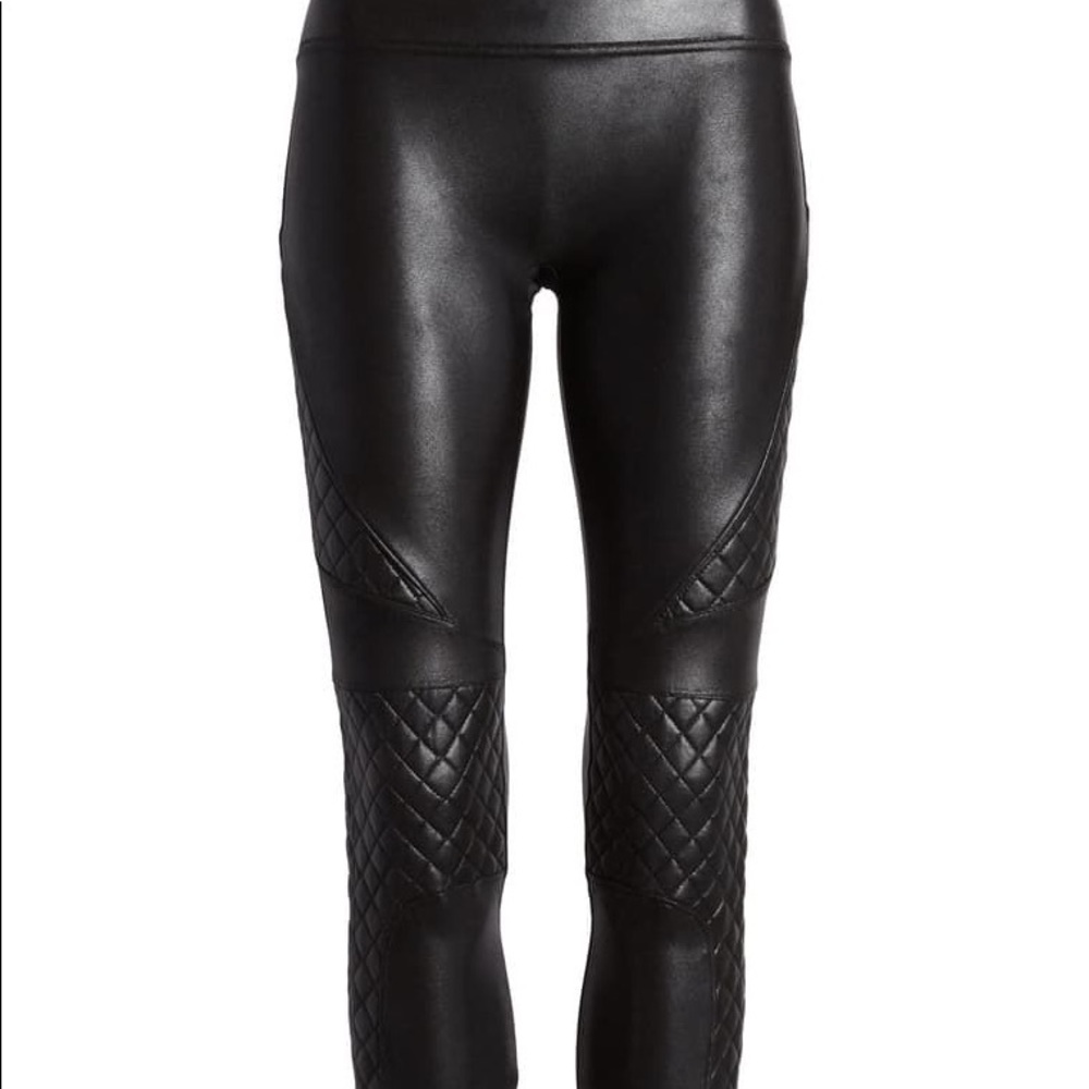 Spanx leather leggings